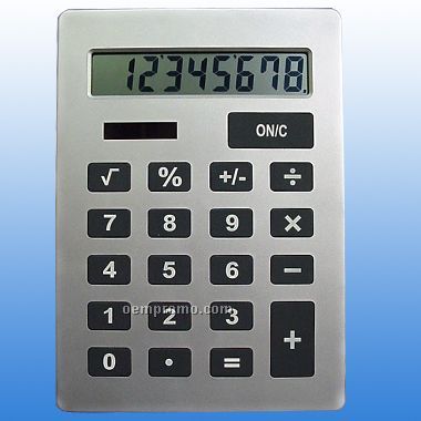 Jumbo Calculator Silver