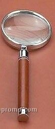 Oxford Brown Leather Magnifier