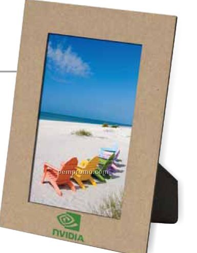 Recycled Kraft Paper/ Backing Board 4"X6" Photo Frame