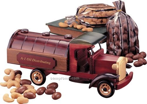 Classic 1927 Tank Truck W/ Chocolate Almonds & Extra Fancy Jumbo Cashews