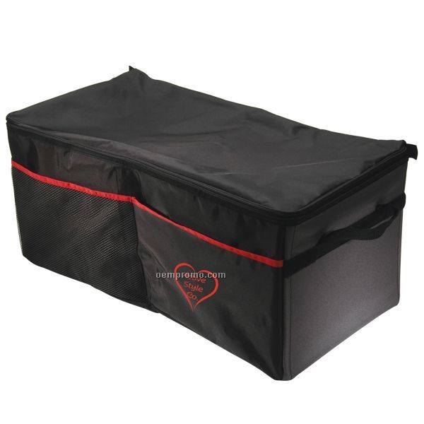 Collapsible Trunk Master Organizer W/ Lid