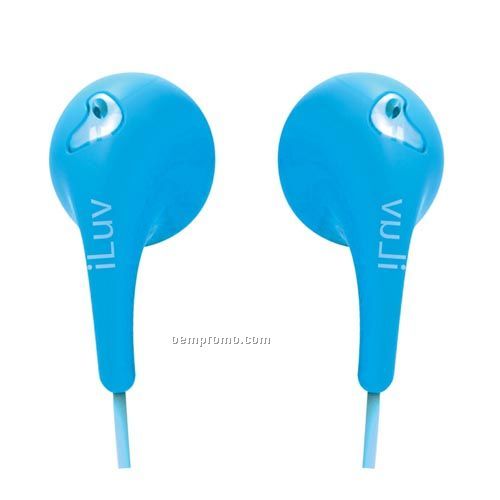 Iluv - Headphones / Earphones Bubble Gum II Earphones-blue