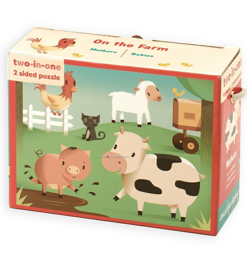 On The Farm 2-in-1 Puzzle