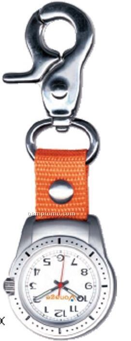Pedre Clipper Watch W/ Orange Strap