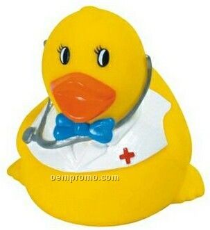 Rubber Smart Doctor Duck