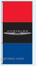 Single Face Dealer Interceptor Drape Flags - Chrysler
