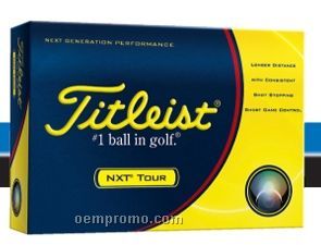 Titleist Nxt Tour Golf Ball With Driver & Long Irons Distance - 12 Pack