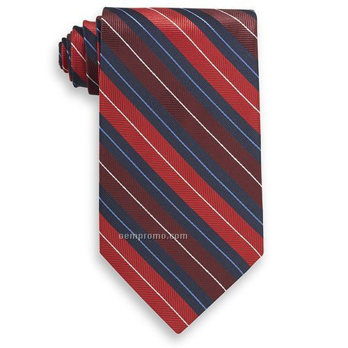 Mansfield Red Stripe Tie
