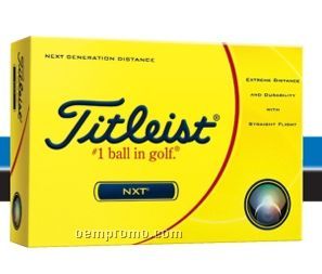 Titleist Nxt Golf Ball With Solid Core - 12 Pack