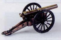 Military Bronze Metal Pencil Sharpener - Brass & Bronze Field Cannon