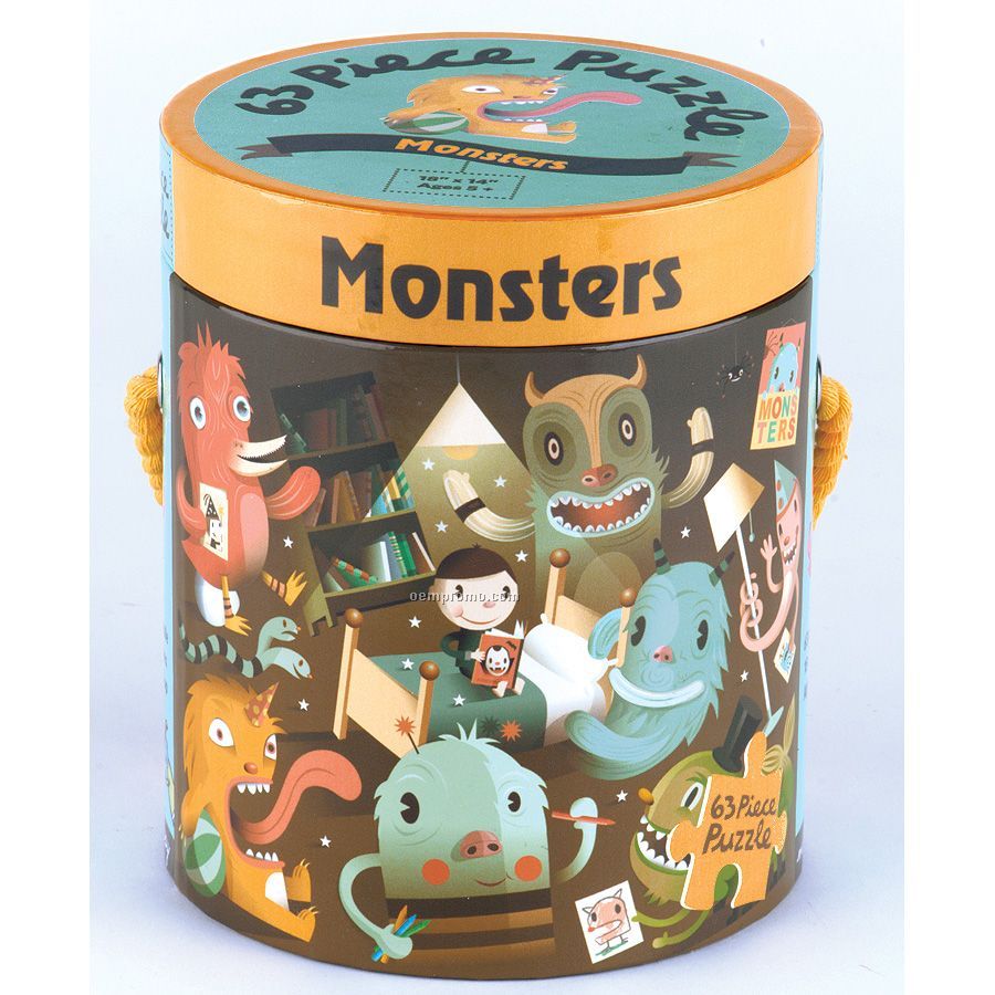 Monsters 63-piece Puzzle