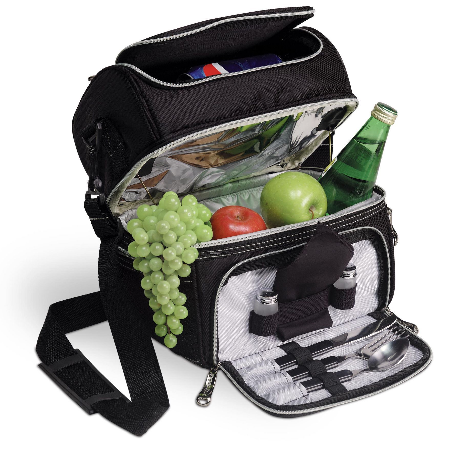 Pranzo Insulated Picnic Cooler W/ Service For One (8 Can Capacity)