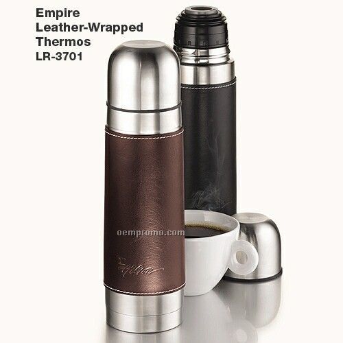 The Empire Leather Wrapped Thermos