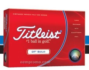 Titleist Dt Solo Golf Ball With Responsive Short Game Control - 12 Pack