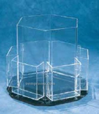 6 Compartment Revolving Rack Brochure Holder (Up To 4