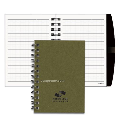 Eco-logic Wired Ruled Journal W/ 48 Sheet (96 Page)