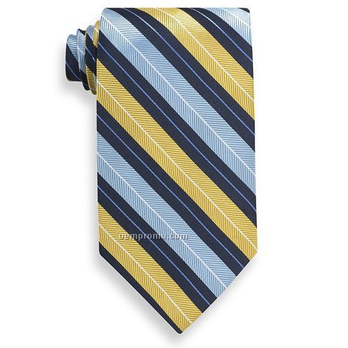 Mansfield Yellow And Blue Stripe Tie