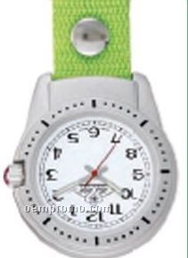 Pedre Clipper Watch W/ Green Strap