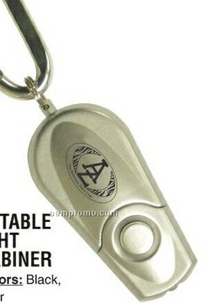 Retractable LED Light With Carabiner