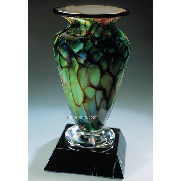 Jade Monarch Athena Vase (4.5"X10")