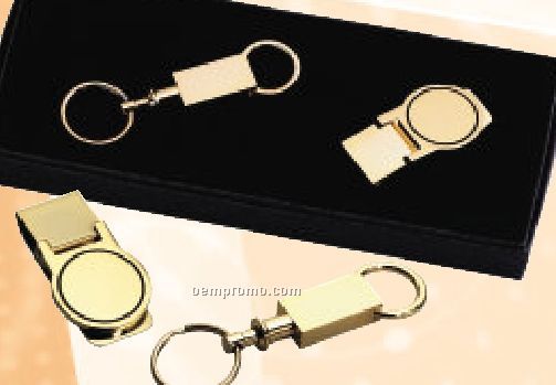 Money Clip & Key Holder Gift Set - Gold