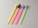 Adult Glow-in-the-dark V-brush Toothbrush W/Colored Bristles