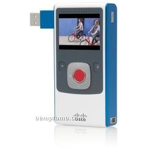 Cisco Flip Video Ultra Hd Digital Camcorder - White / Blue