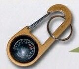Clip-it Compass With Thermometer Key Caddie