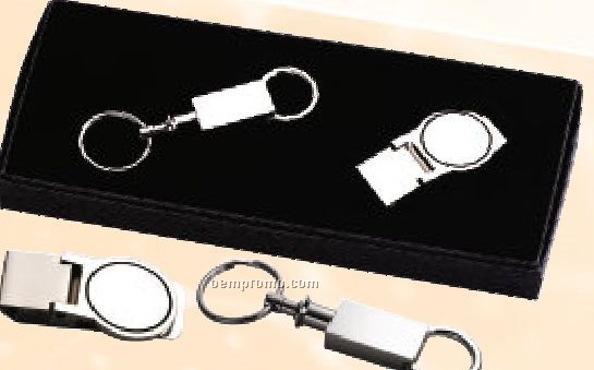 Money Clip & Key Holder Gift Set - Silver