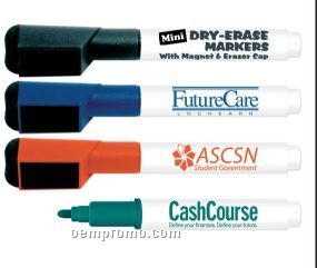 Mini Dry Erase Marker W/ Eraser & Magnetic Cap
