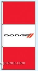 Single Face Dealer Interceptor Drape Flags - Dodge