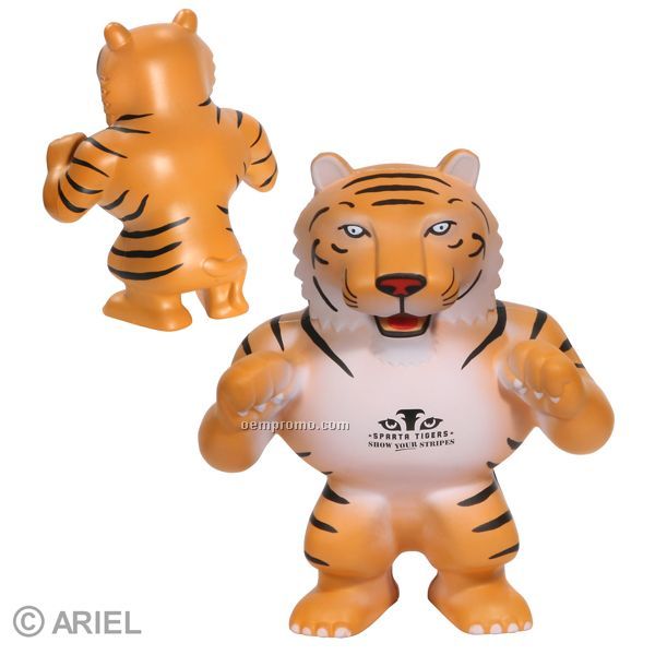 Tiger Mascot Squeeze Toy