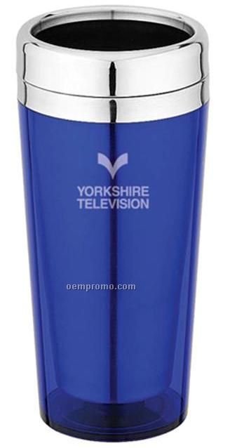 Tumbler - 16 Oz. Transparent Outer Shell & 18/8 Stainless Steel Interior