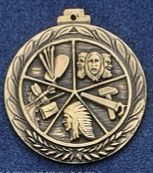 1.5" Stock Cast Medallion (Arts & Crafts)
