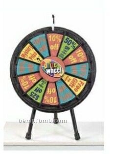 Black Mini Prize Wheel Game
