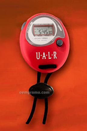 Palm-size Digital Alarm Stopwatch With Lap Timer
