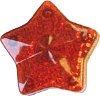 Red Star Light Up Reflector W/ Red LED (1.75