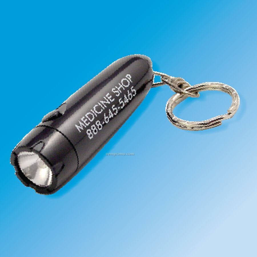 Bullet Flashlight W/Key Ring