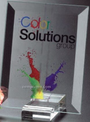 Illumachrome Jade Crystal Prisma Rectangle Award (4