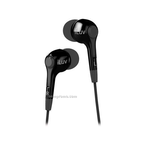 Iluv - Headphones / Earphones Caf Nites In-ear Earphones - Compact Stereo