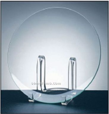 Palace Award Plate On Acrylic Stand-jade Glass.