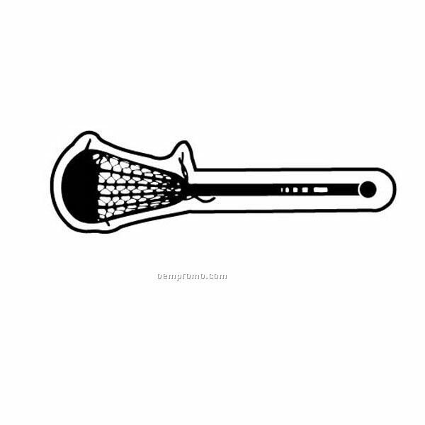 Stock Shape Collection Lacrosse Racket Key Tag