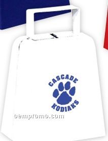 White Tall Cowbell (Printed)