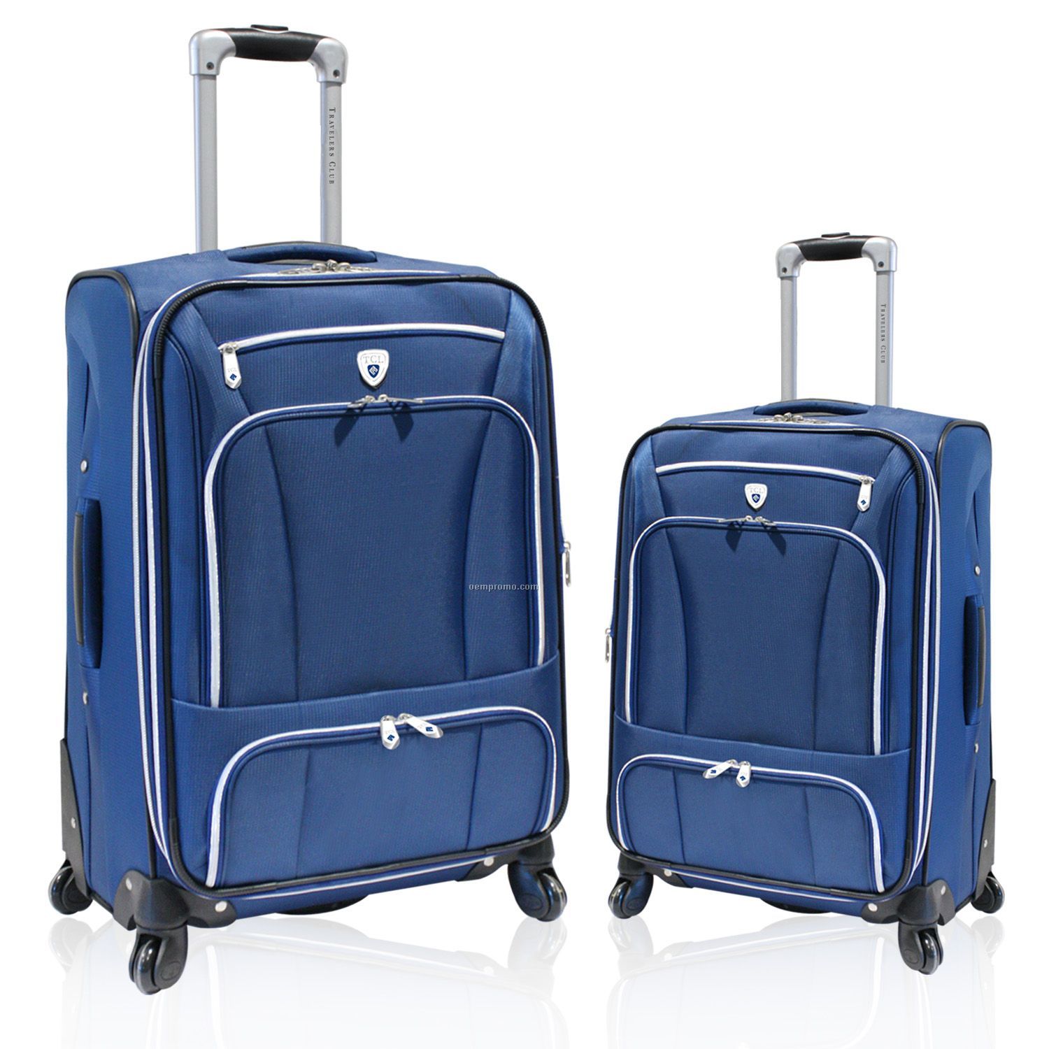 2 PC Expandable Luggage Set W/360? Quad-wheel System