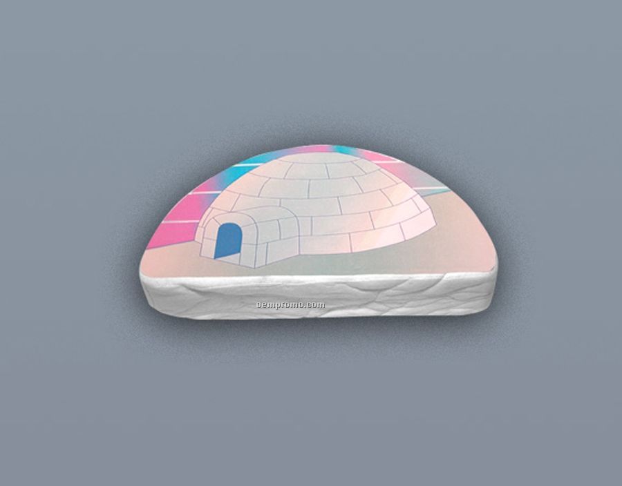 Compressed 100% Cotton T-shirt Igloo Stock Shape (S-xl)