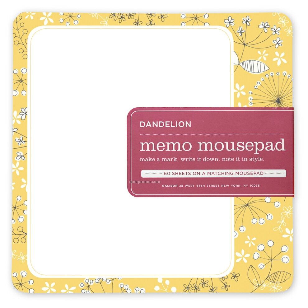 Dandelion Memo Mousepad
