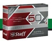 Wilson Staff 50 Elite Golf Ball With Soft Feel / 50 Compression - 12 Pack