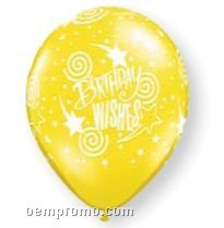11" Jewel Birthday Printed Latex Balloon