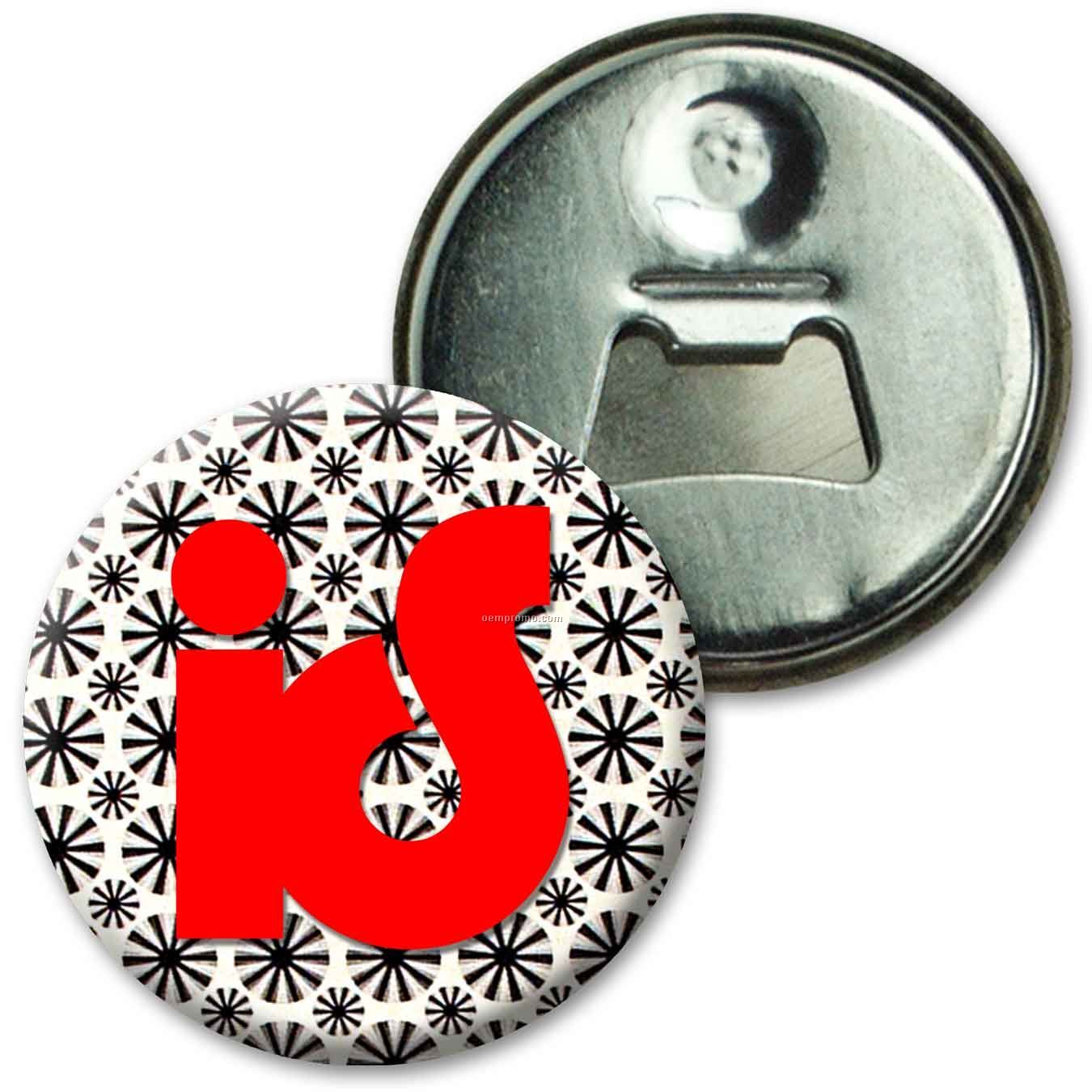 2" Diameter Magnetic Bottle Opener W/3d Animated Effects (Imprinted)