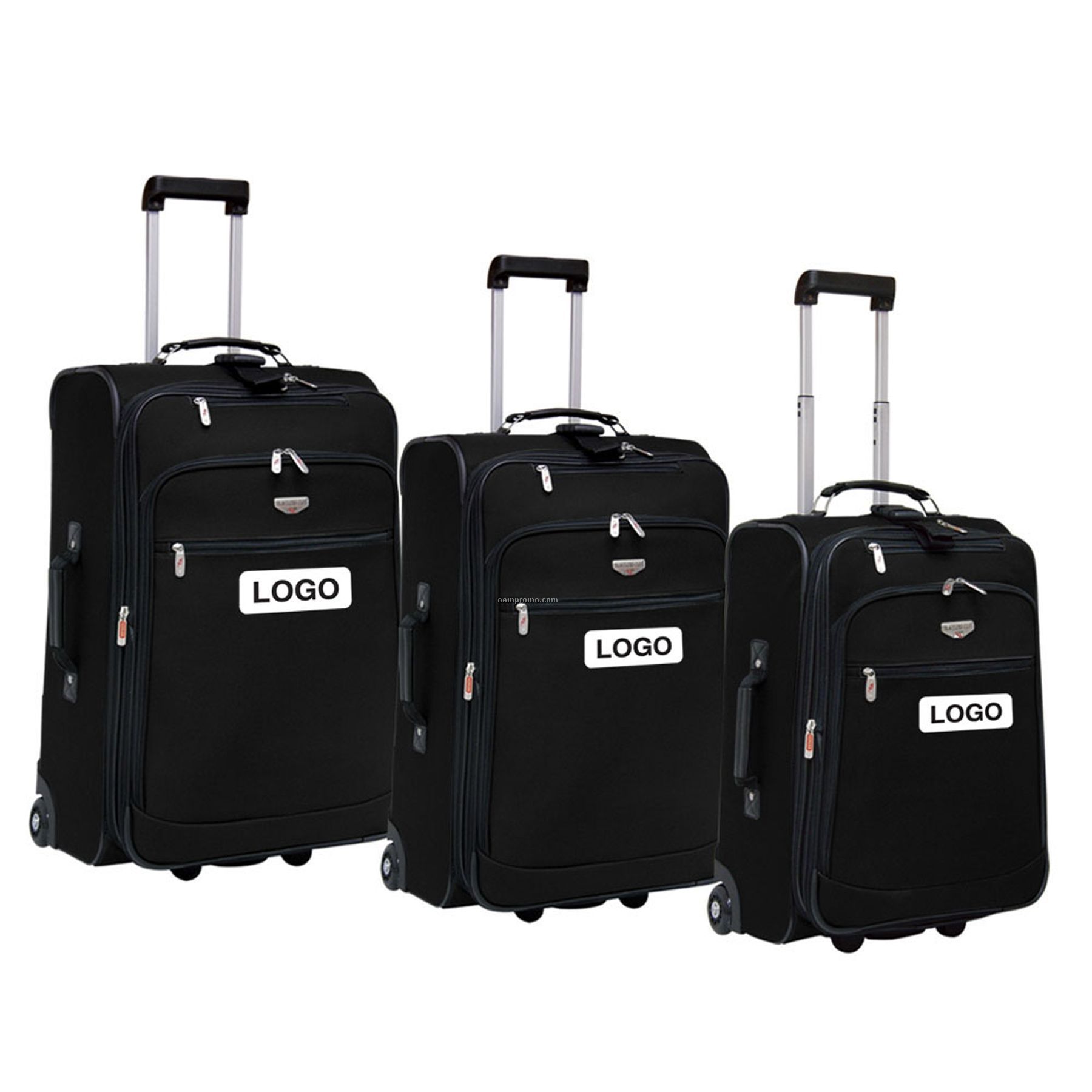 3 PC Eva Santa Monica"Feather Lite" Collection Expandable Polyester Luggage